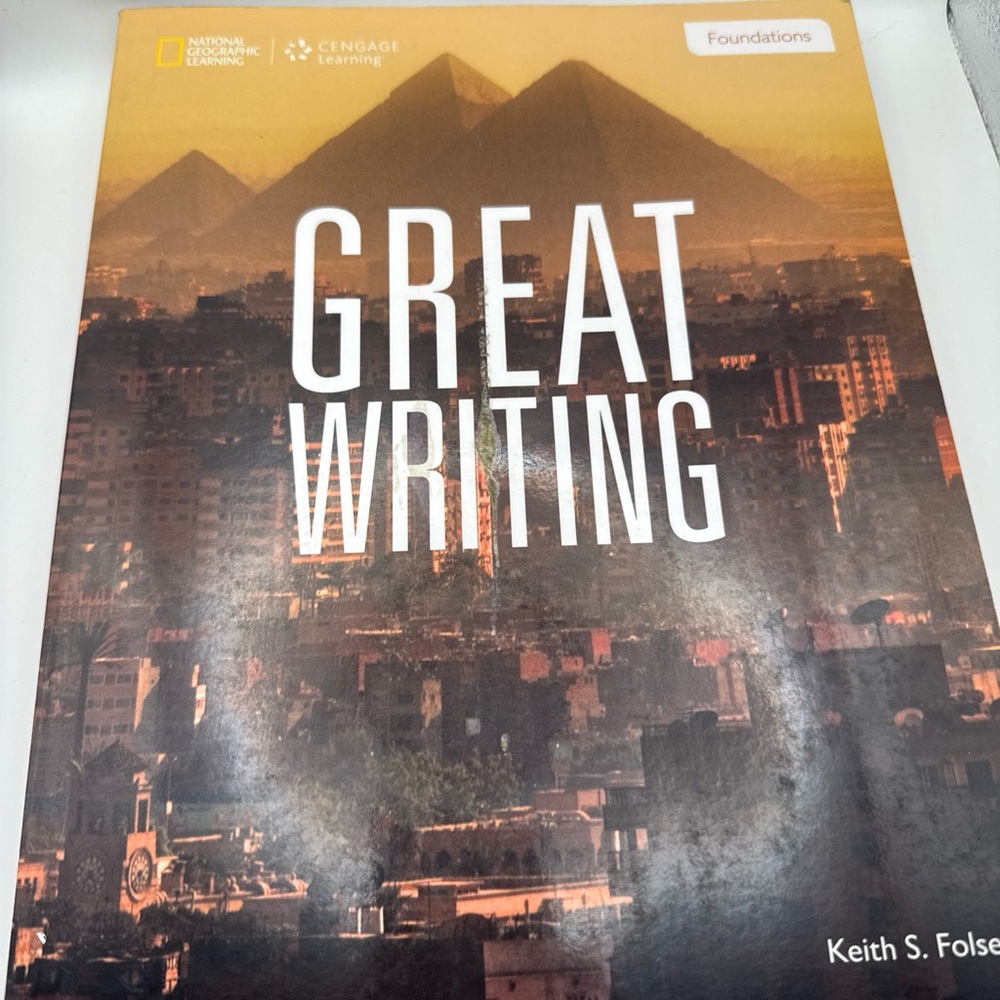 Great Writing by Keith S. Folse - Orange & Brown Textbook
